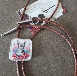 Handmade Western Bolo Tie dog lover Cowgirl Western Boho chihuahua
